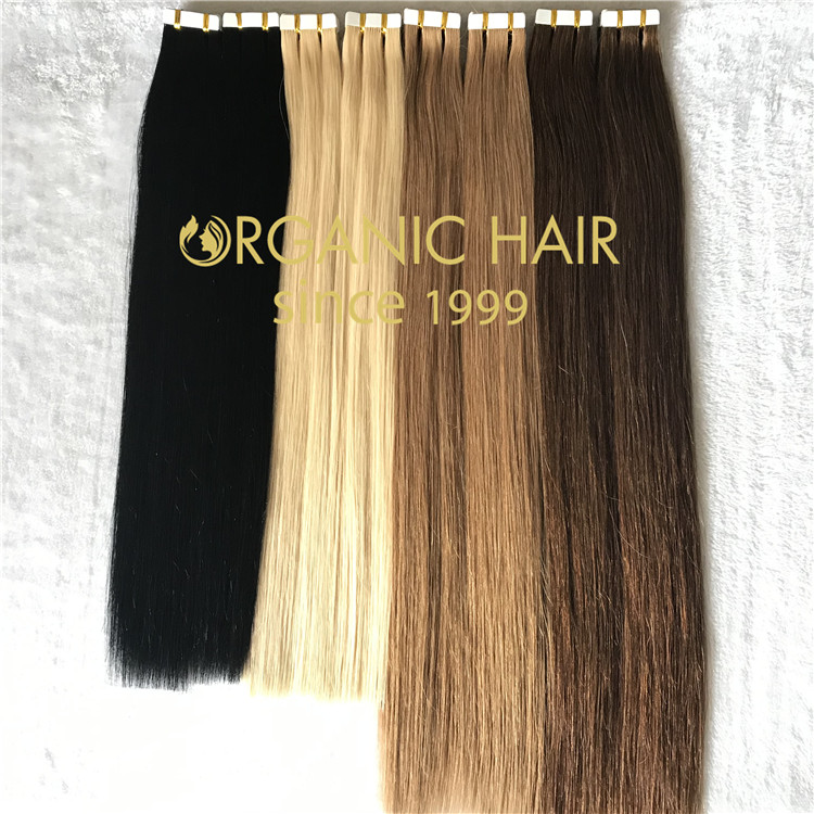 Double line tape in hair extensions  C70